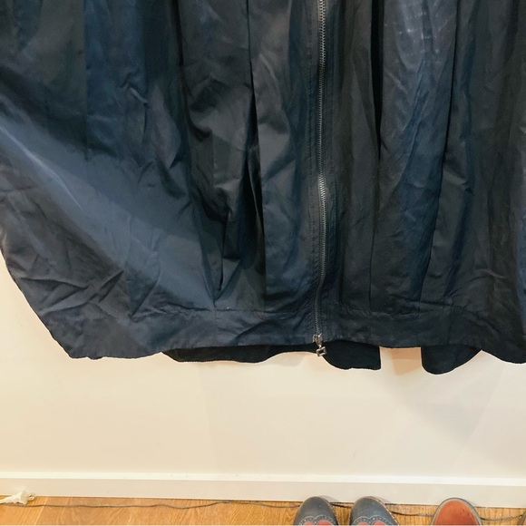 SARAH PACINI Sz 1 Futuristic Lagenlook Statement Collar & Bubble Hem Overcoat - Picture 13 of 13